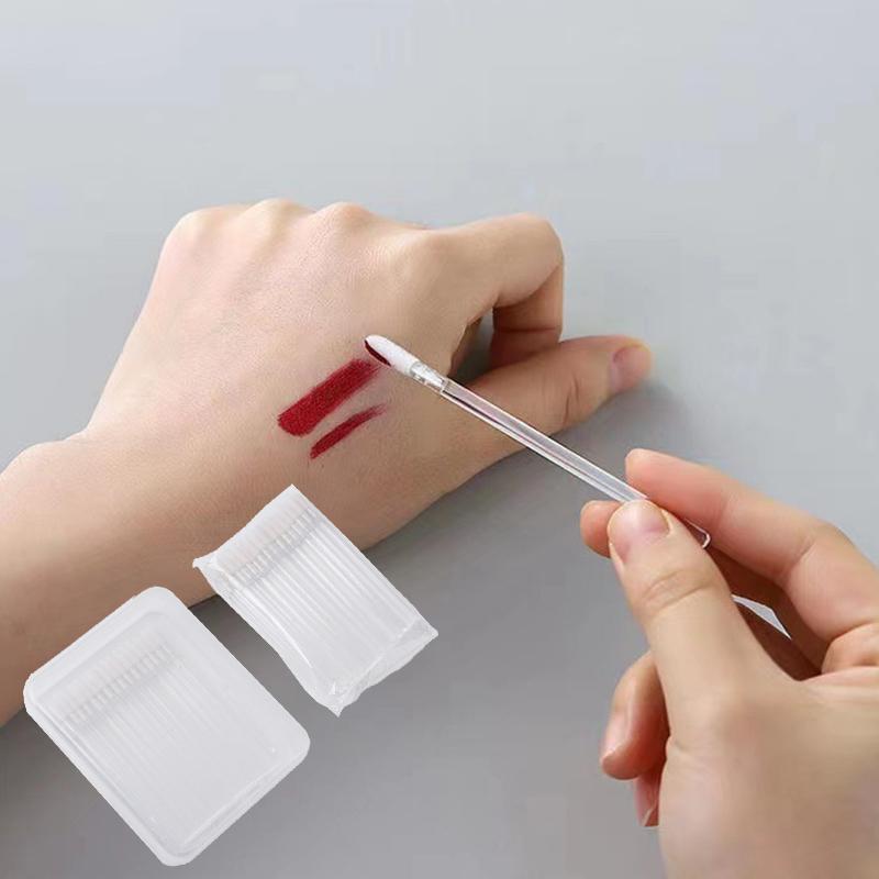 

50 шт. Одноразовая флокированная кисть для ресниц, для удаления ресниц, очистки, аппликатор для туши, кисти для макияжа, инструмент для наращивания ресниц