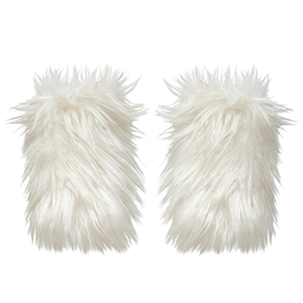 1 Pair 18/25cm Furry Leg Warmers Japanese Style Long Tube Sock Warm Knee Sleeve Children