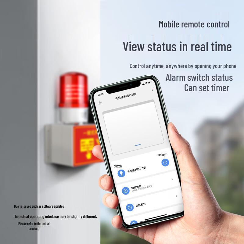 Moufou Wireless Fire Alarm with Remote Control