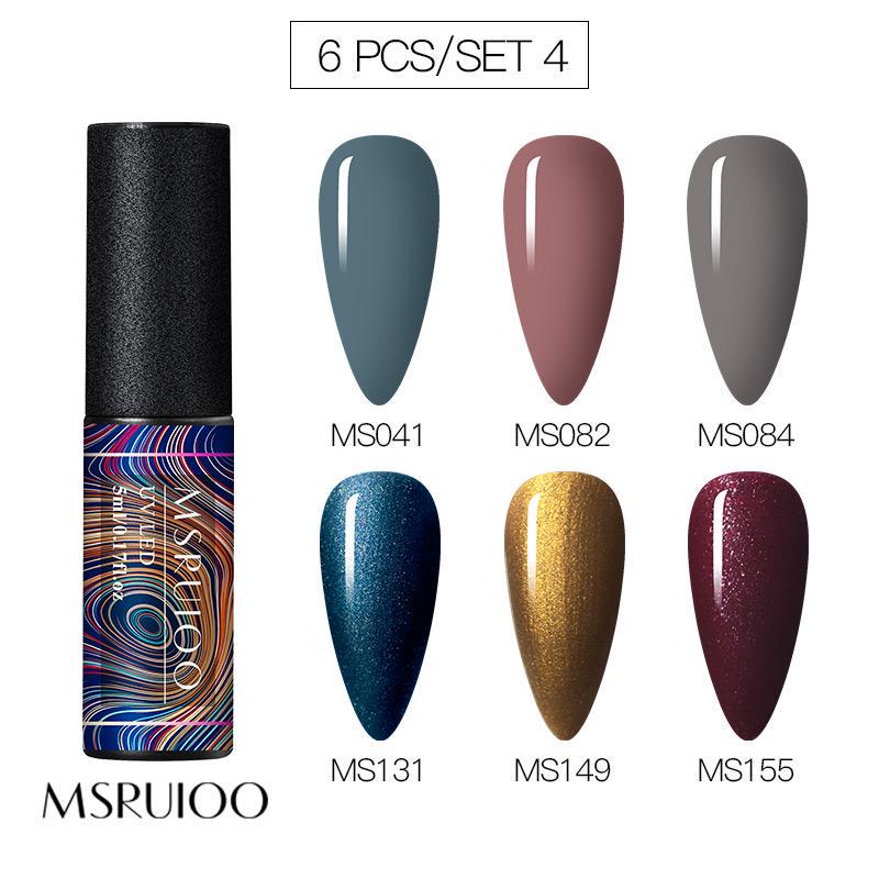 5ml DIY Pure Color Glitter UV Led Gel Polish Long Lasting Soak Off Lacquer Nail Decorations