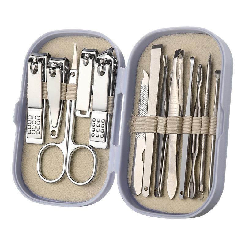 8-Piece Grooming Set: Nail Clippers, Pliers, Ear Pick, Foot Care, Eyebrow Tools, 14 Box Set