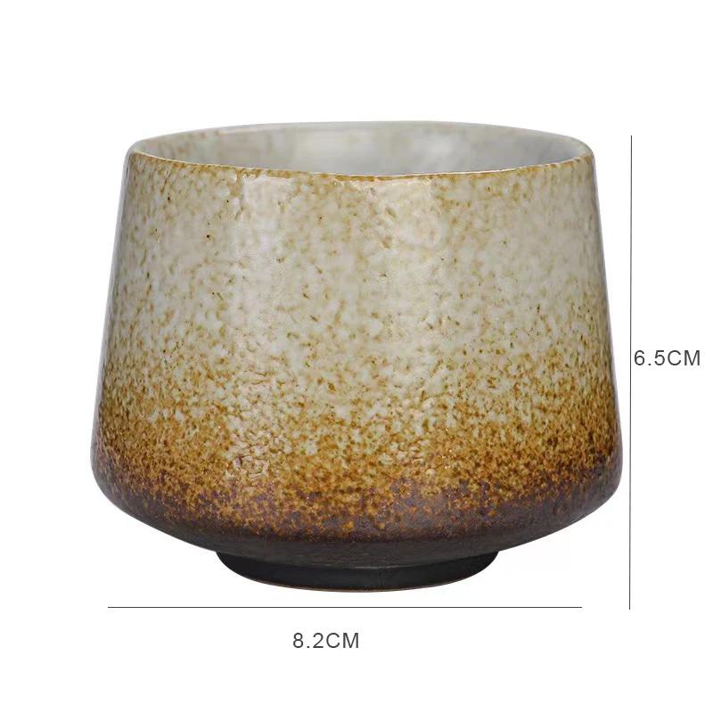 Large Ceramic Tea Cup Porcelain Teacups Teaware Japanese Kung Fu Tea Set Water Cup Master Cup Single Cup Pottery Cup Stoneware