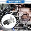 Supapă de Control al Aerului la Ralanti Compatibilă pentru Honda Civic 1992-1995, Supapă de Control Ralanti Metalică Durabilă Culoare Argintie cu Garnitură
