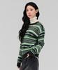 CHASECULT Women'S Multi-Pattern Sweater - Green