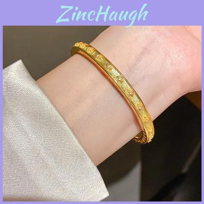 Vintage Cross Bracelet With Cz Zirconia Copper Gold Plating For Fashion Enthusiasts