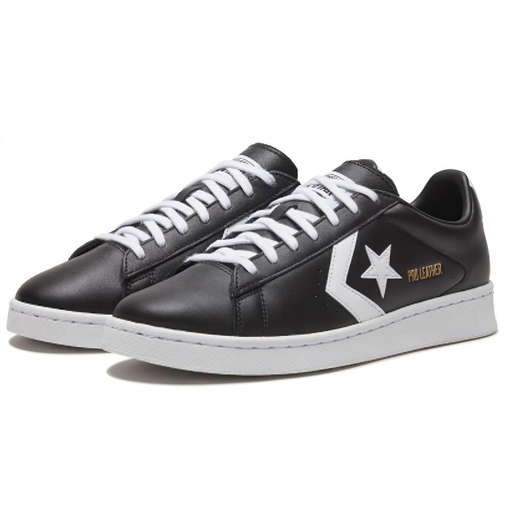 Pro Leather Converse Low 'Black White' 167238C