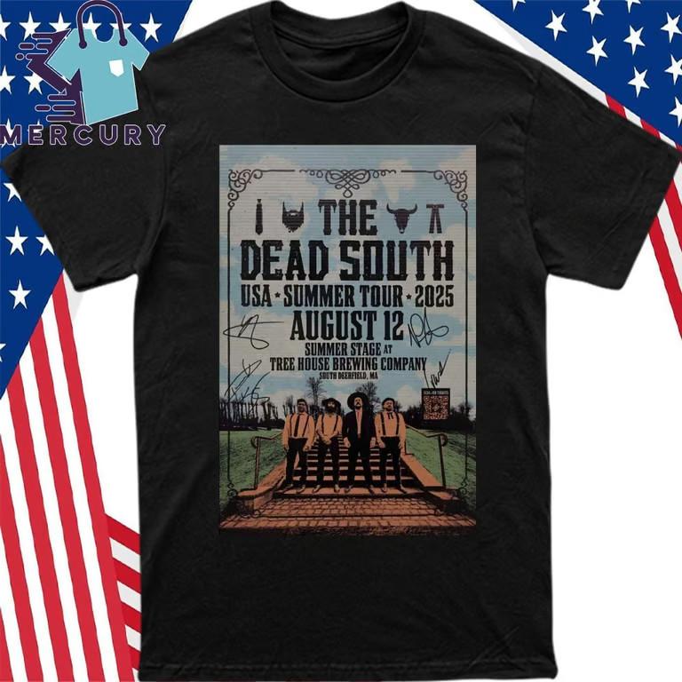 The Dead South Tour South Deerfield MA Aug 12 2025 T-Shirt Unisex T-Shirt XXXL
