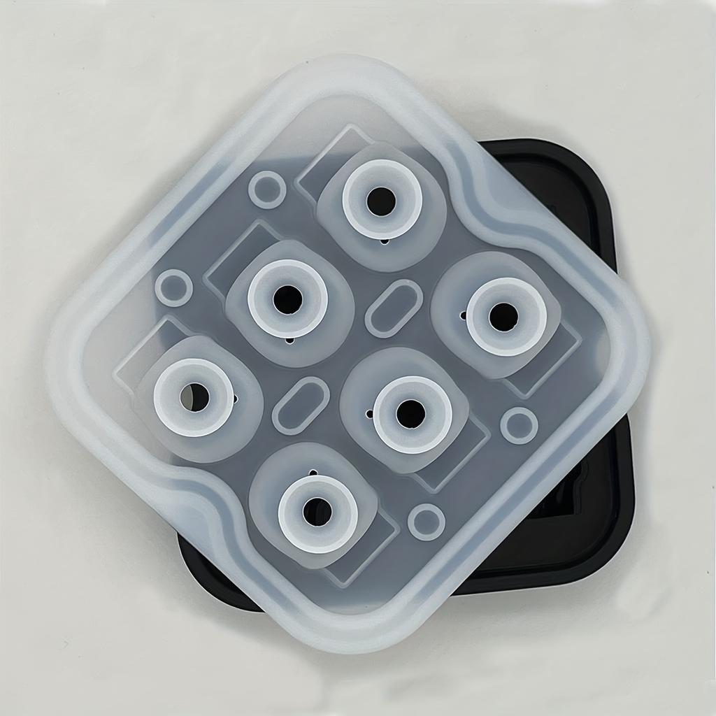 1pc, Skull Ice Ball Mold, Silicone Flexible Ice Cube Trays, Horror Skull Head Ice Ball Maker,For Soft Drinks,  Cocktail, And More, Kitchen Accessories