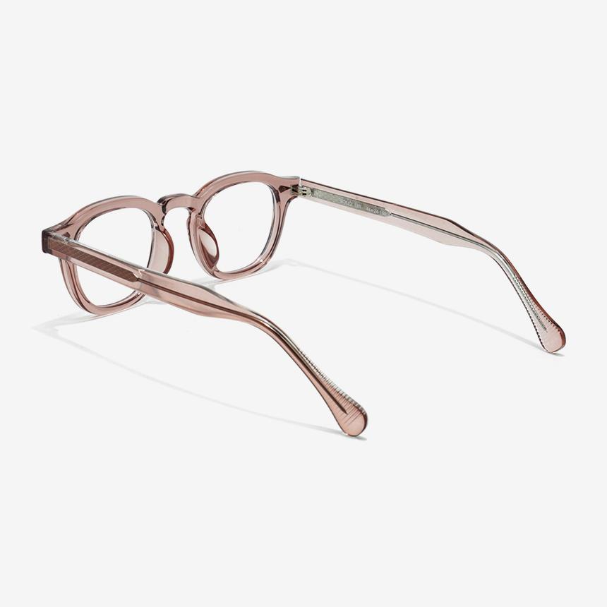 Seutailwokeu Style2 Lbr_Light Burgundy Transparent Stylework Eyeglass Frames