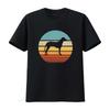 Rhodesian Ridgeback Zonsondergang Retro T-shirt S Liefhebber Lange Of Korte Mouwen Vintage Gewassen Grafisch Uitgerekt Stijlvol Mode Unisex