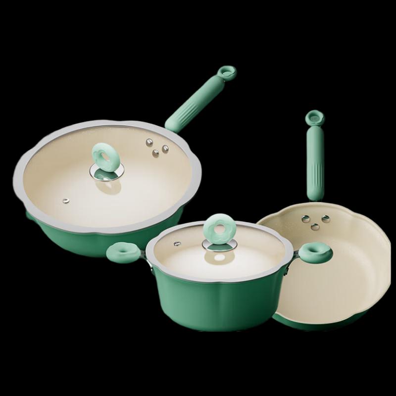 IBF 3-Piece Multifunctional Cooking Pot Set