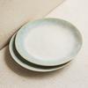 High Value Blue Edge Plate Ceramic Plate Shallow Plate Household Round Plate Tableware Dish Dessert Plate Restaurant Plate