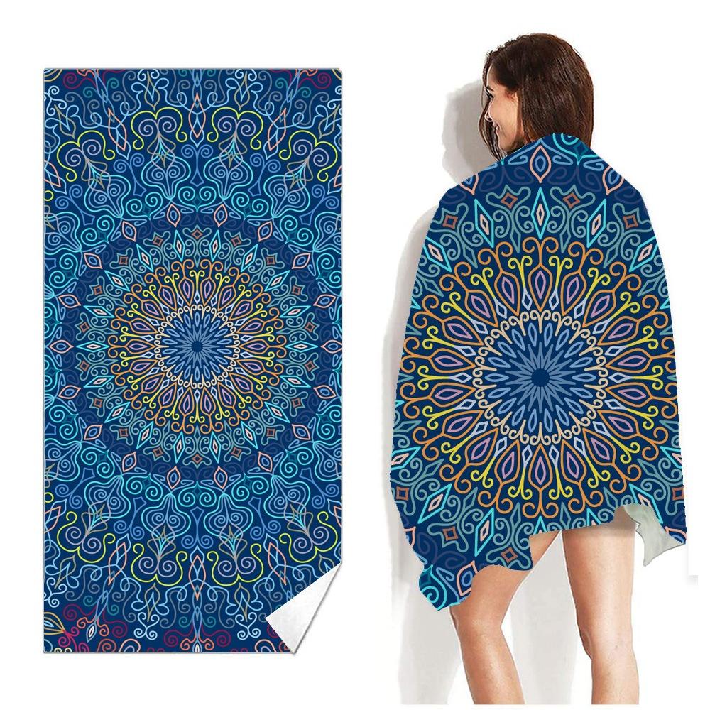 Tropisches Aloha Sommer Strandtuch Polyester Schnelltrocknend Sandfrei Schwimmbad Badehandtuch Für Damen Mädchen Pool Surfen Reise Urlaub