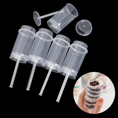 5 Stück DIY Leerer Konfetti-Popper Blumenpapier-Konfetti Schieber Hochzeiten Party Geburtstag Zylinderförmig Schiebe-Kuchen-Pops