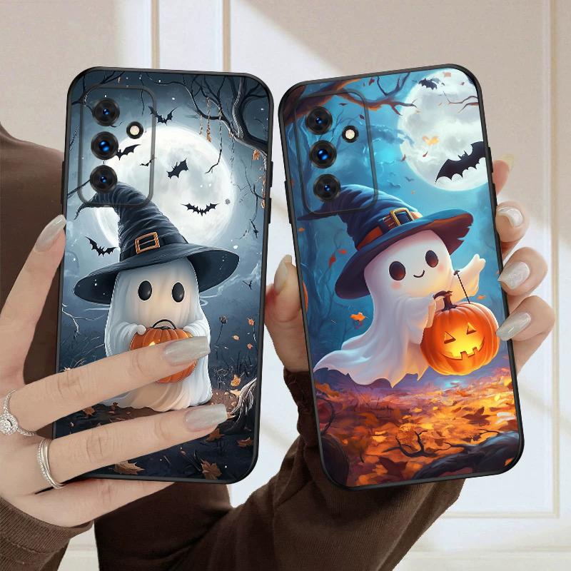 Xiaobai and Pumpkin For Samsung S20FE S21 22 23 FE 24 Plus 25 Ultra Galaxy M23 32 34 35 52 53 54 55 5G Silicone Soft Phone Case