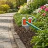 Garden Hose Guide Spike, Watering Hose Guide with Rollers, Water Pipe Holder Stake, Protect Plants And Prevent Tangles for Outdoor Yard