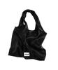 Macni Sheer Silky Shoulder Bag Black