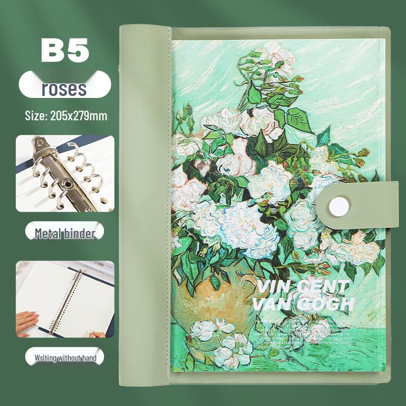 Benutzerdefiniertes transparentes weiches Cover Ölgemälde Notizbuch für Schüler und Doktoranden Tagebücher & Planung