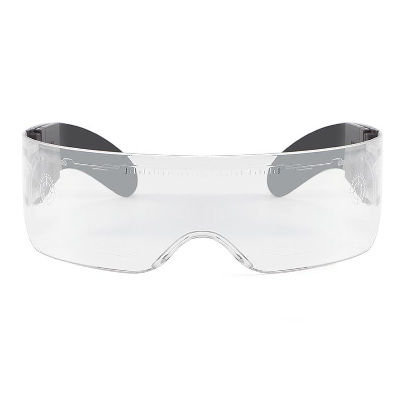 Świecące Kolorowe Okulary Przyszłościowe Poczucie Nauki i Technologii LED Online Celebryta Błysk Bar Disco Okulary Imprezowe.