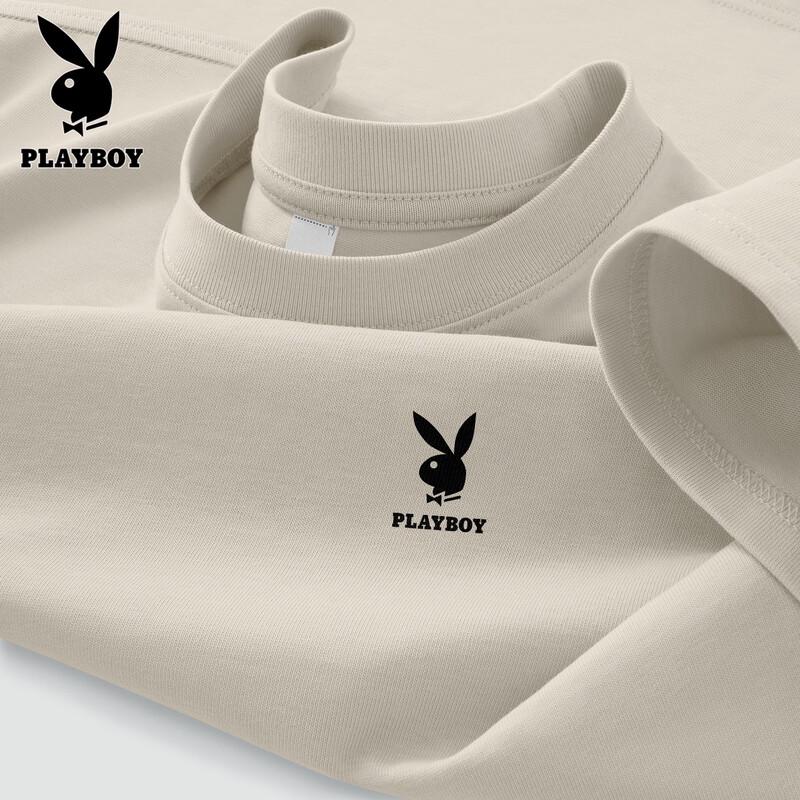 PLAYBOY Men's 2026 Loose Fit Cotton Short Sleeve T-Shirt