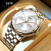 Carnival Brand Luxury Watches for Men Fashion Waterproof Mens Gold Silver Calendar Automatic Mechanical Wristwatch Montre Homme