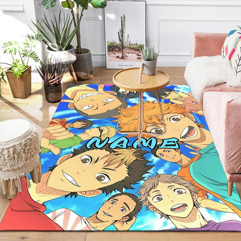 Custom 1Pc Volleyball Spirit Teamwork Triumphs Rug Office Carpet Indoor Outdoor Entrance Doormat Nonslip Soft And Comfortable Living Room D291580