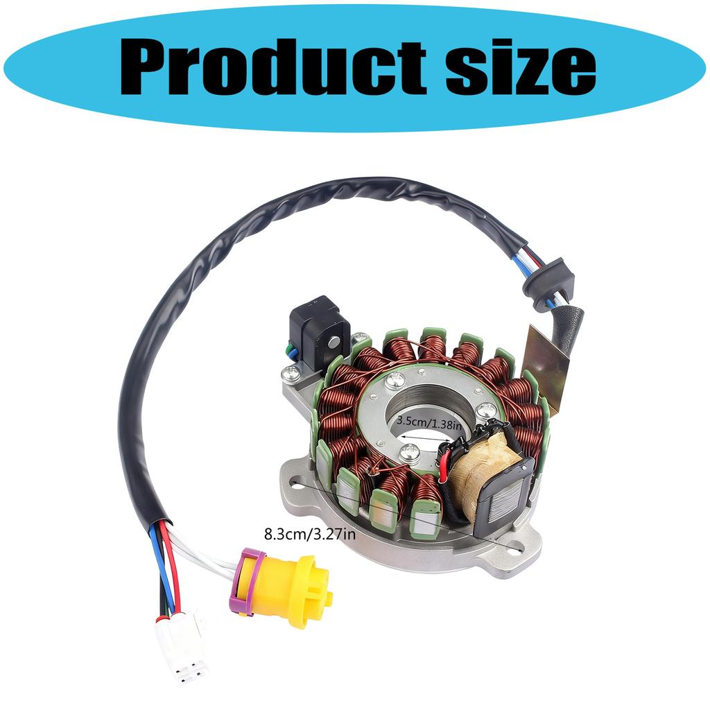 Motorcycle Magnetor Stator Coil Alternator Generator for 250cc JS250 250 Engines Efficient Energy Transfer Easy To Use