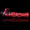 NSFU Animal Horse Dildo with Sucker Silicone Red&Black Fake Penis Long Anal Plug Orgasm Masturbator Sex Toys For Women Men
