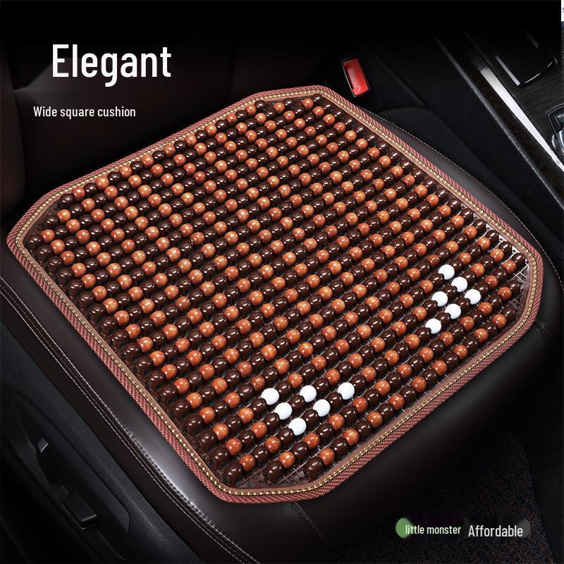 

Подушка на сиденье автомобиля с деревянными бусинами - Эргономичная, Дышащая, Нескользящая, Всесезонный дизайн