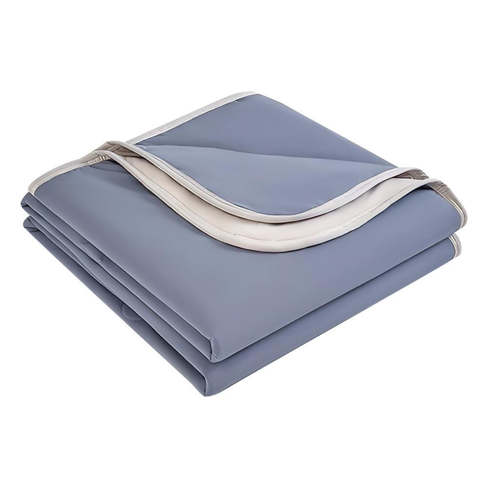 Cold Feeling Quilt Solid Color Lightweight Cooling Quilts Multi-Function Breathable Bedroom Blanket for Home Office