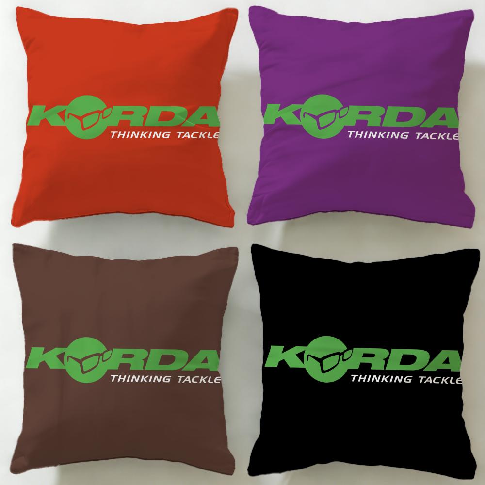 Classic Sports Brand Korda Cushion Cover Soft EasyWash Pillow Case Versatile for Couch Bed Travel and Office