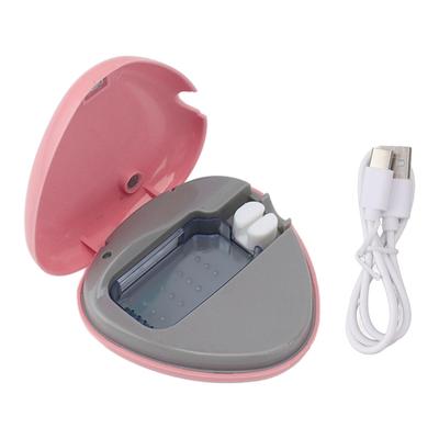 Zahnbürsten-Desinfektionsgerät Tragbarer Wiederaufladbarer Zahnbürstenreiniger Halter Reise Zuhause Zahnbürstenetui