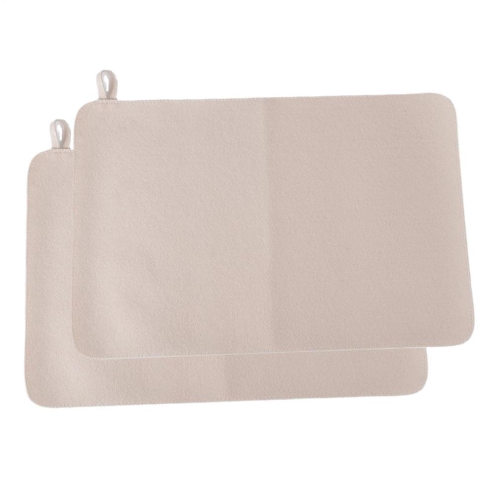

2pcs Felt Mat Felt Heat Insulation Mat Felt Sauna Cusion Water Absorption SPA Heat Insulation Mat Sauna Bath House Shower Room