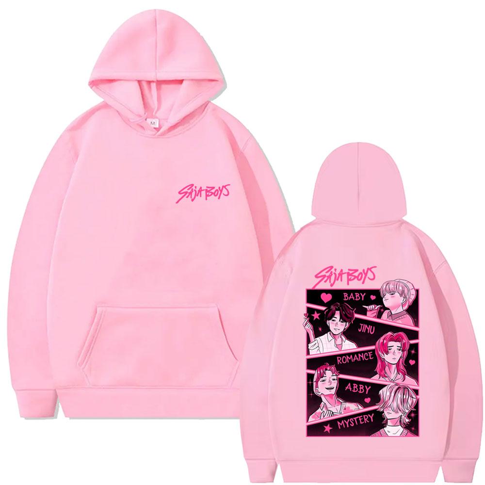 Film KPop Lovci démonů Saja Boys Grafická mikina s kapucí Pánská Dámská Korejská Tepláková souprava s kapucí Pánská Vintage Oversized Mikiny