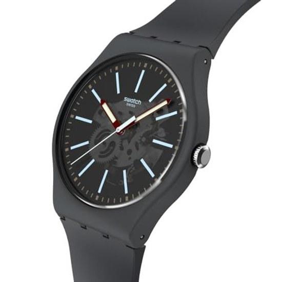 Swatch Wristwatch Cobblestone Street Gent Biosourced SO29A101