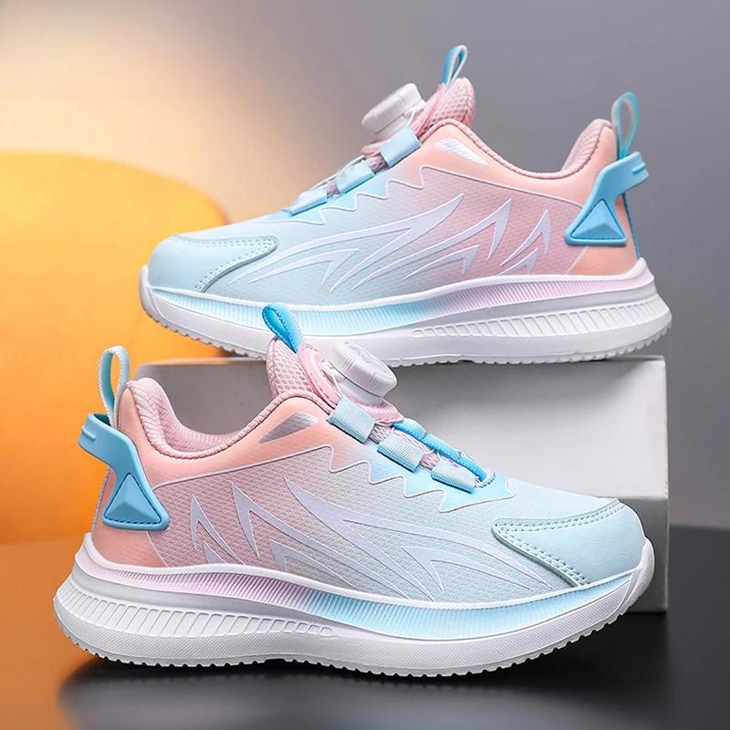Childrens Sports Shoes New Breathable Comfortable Boys' Training Sneakers Lightweight Kids Girl Outdoor Leisure Walking Footwear