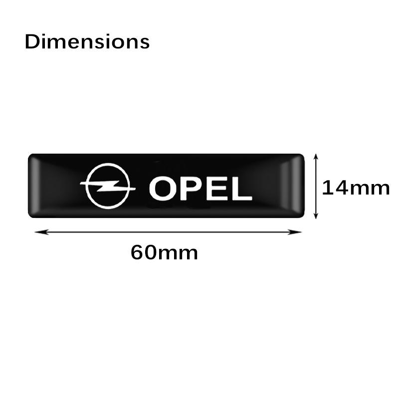 hqevk2 10Pcs Car Styling 3D Epoxy Vinyl Stickers Decals For Opel Insignia Corsa Monza Astra Safari Vauxhall OPC Auto Decorate Accessory
