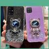 71 A 22 51 12 Quicksand Astronaut Holder Case For Samsung Galaxy A12 A22 5g A51 A71 4g A31 M53 Stand Silicone Cover M 33 53 23