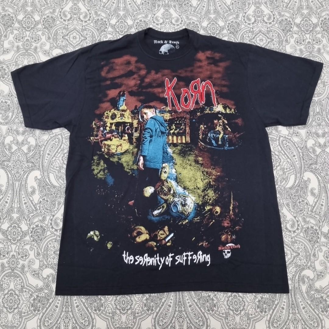 Korn Vintage Band T-Shirt The Serenity Of Suffering Size XL Embroidered Print M