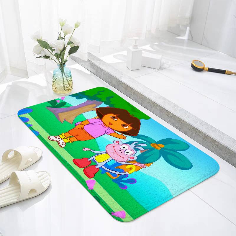 Dora The Explorer Floor Mat Living Room Rug For Bedroom Welcome Mat Outdoor Rug