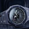 Casio Herren Flüssigkristall/Analog Dual-Display Serie Schwarze Uhr GA-2100-7A-