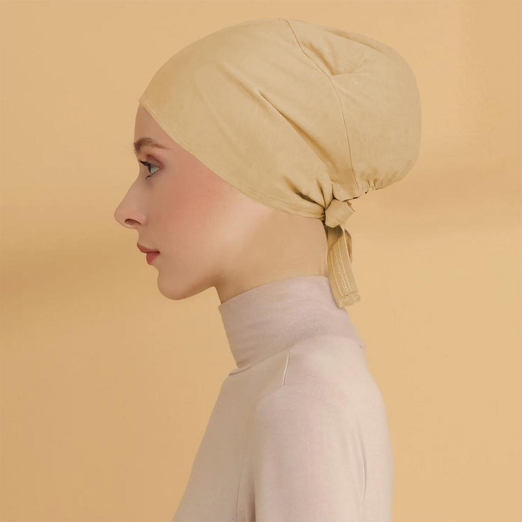 Women's Strap Headband Base Hat Thin Solid Color Versatile Headband Hat