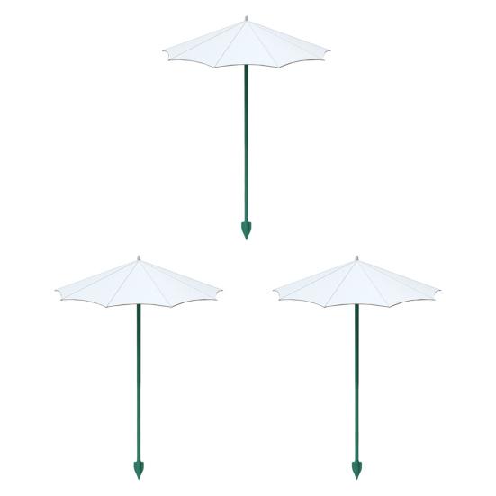 Litet Utomhusparasoll 10 Tum Diameter Växtparaply, UV-skyddande Skugga, Mini Ger Skugga Glasfiber Trädgårdsparaply till ?Försvara växter från