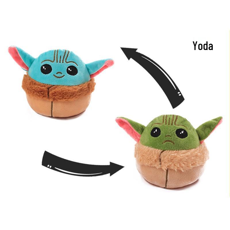 Luminous LED Reversible Cat Plush Toy - Cute Flip Animal Cartoon Doll