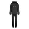 Women's Spring And  Solid Color Round Neck Pullover Pants Casual Long Sleeve Sweatshirt Suit