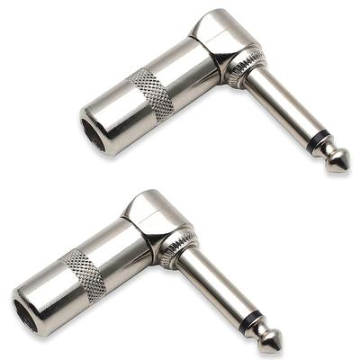 Generic Right Angle Plug 6.35mm 2pcs RA-6.35