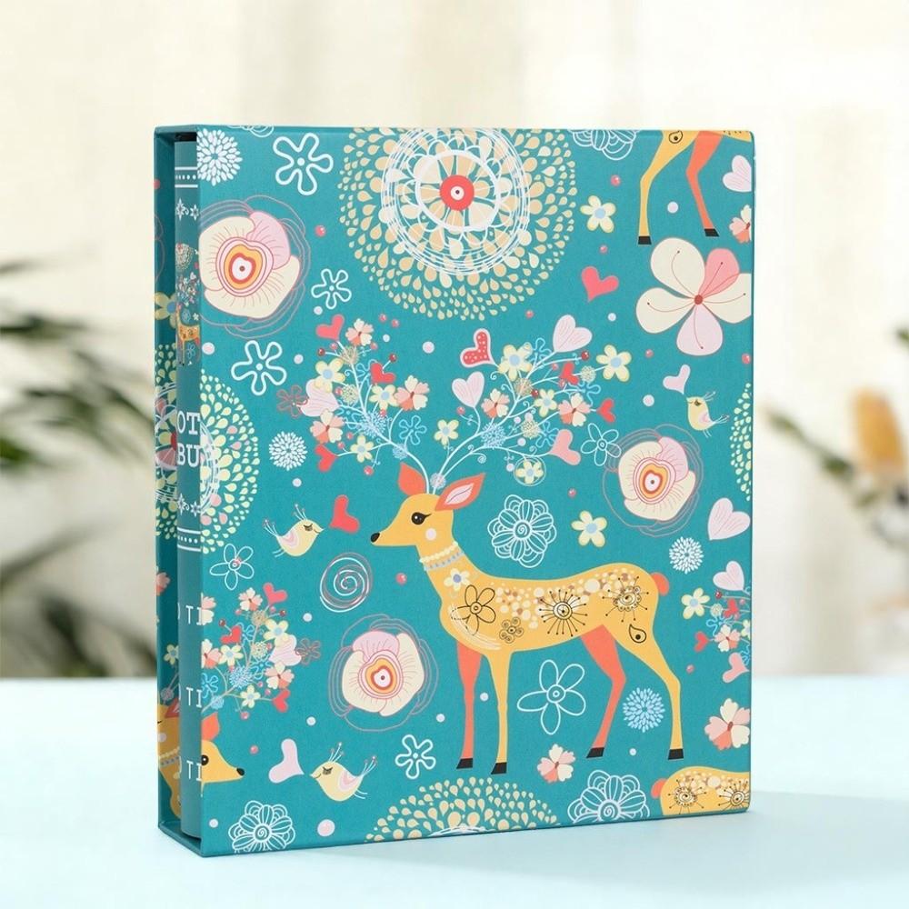 6 Inch 200 Pockets Photo Album Laminated Large Capacity Slip-in Picture Albums Insert Pocket Scrapbook Album Photo Collection