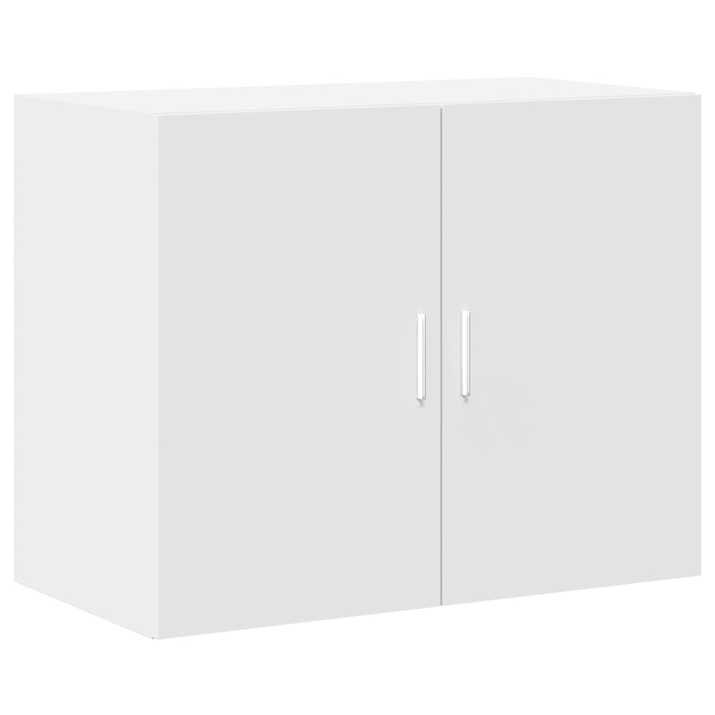 Vidaxl Szafka Wisząca, Biała, 80X42,5X64 Cm, Materiał Drewnopochodny