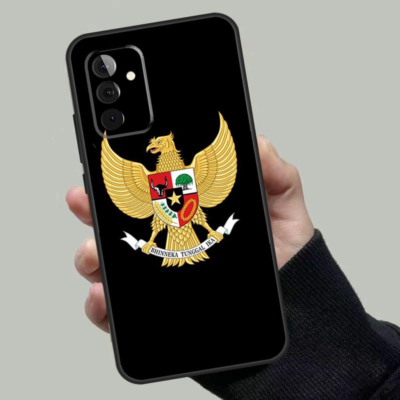 Indonesia Passport Flag Map Case For Samsung Galaxy A55 A35 A15 A52 A32 A12 A16 A26 A36 A56 A53 A33 A13 A14 A34 A54 A17