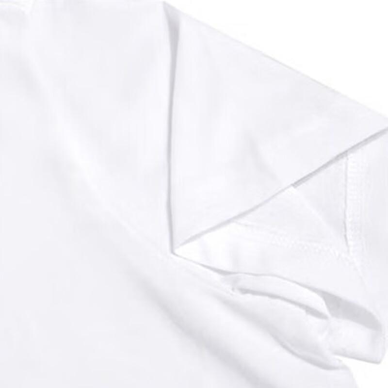 Nike T-Shirt Letter Logo Print Round Neck Short Sleeve Kids Tops White DV0565-100